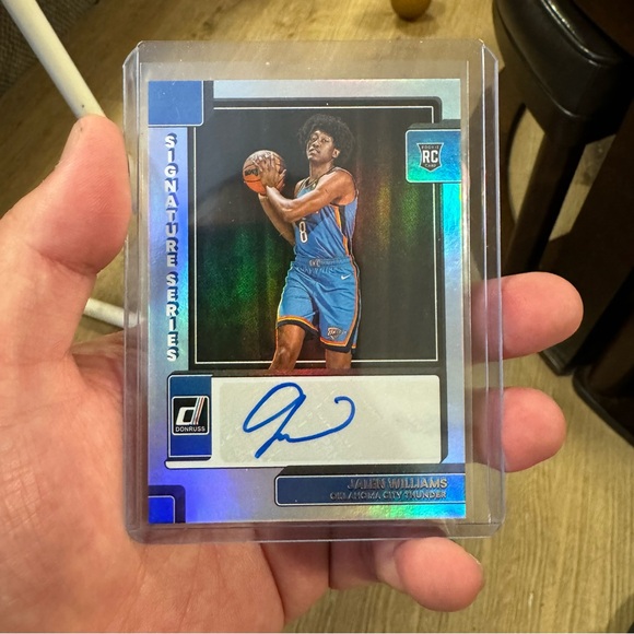 Jalen Williams 2022-23 Donruss Signature Series #SS-JWL - RC Auto - OKC Thunder - Picture 1 of 2